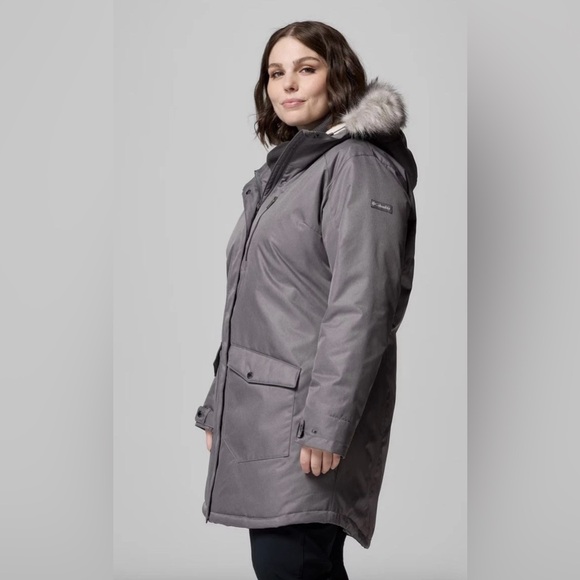 Columbia Suttle Mountain Long Insulated Jacket Winter Coat Plus Size 2X - Picture 4 of 16